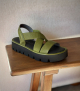 sandales 9520 mosstone vert olive