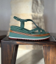 sandales valeri 12126 vert turquoise