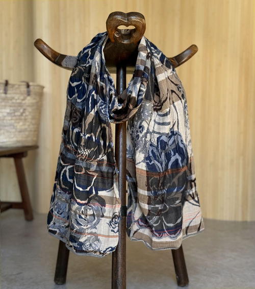 foulard ingrid blue-mountain