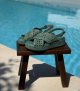 sandalias forli 12033 verde turquesa
