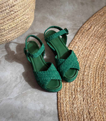 sandales forli 9807 velvet vert