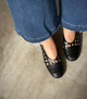 sandalias slingback cuty k14 negro