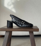 sandalias slingback cuty k14 negro