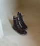 lace-up boots inverse f aubergine brown