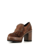 platform loafers olivia 8107 ebano tan