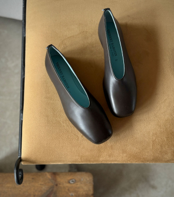 ballerines sofia marron nappa