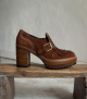 platform loafers olivia 8107 ebano tan