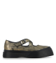 ballerines 7873 revers or bronze patiné