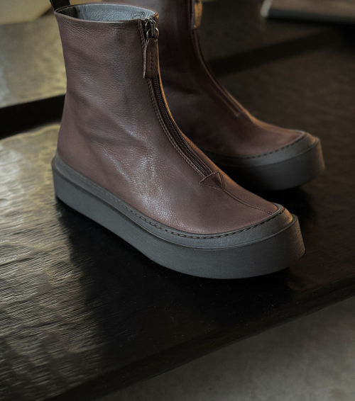ankle boots curve 10383 chocolate brown