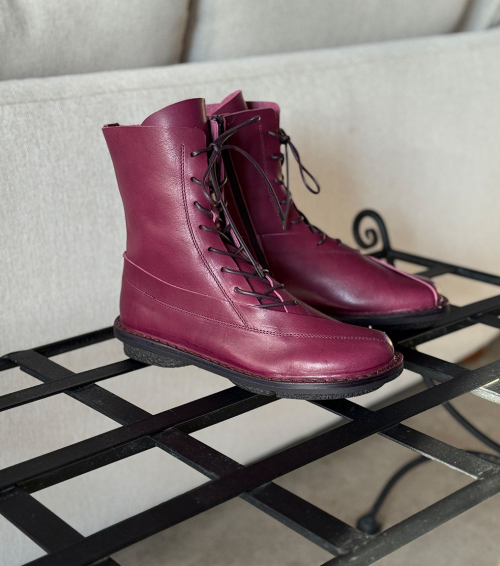 bottines flicker f lila prune