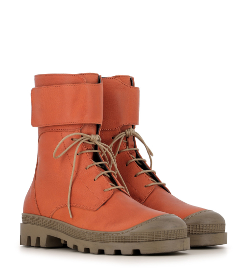 botines 10404 naranja mattone