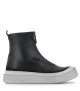 botines curve 9807 negro bianco