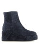 botines de cuña dalia 12310 oceano azul