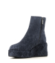 botines de cuña dalia 12310 oceano azul