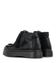 boots mocassins 7876 revers noir