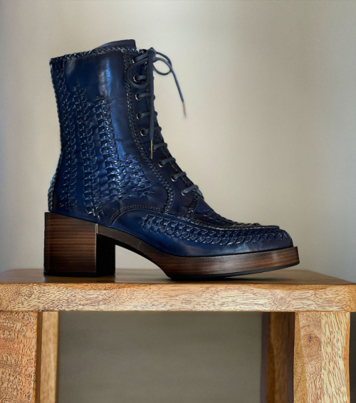 bottines cristin 11163 nepal bleu
