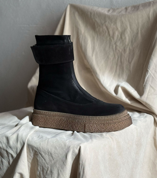 bottines 10365 stretch nero