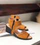 sandales clovis ocre