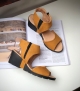 sandales clovis ocre