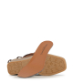 wedge boots estela 12289 ebano tan brown