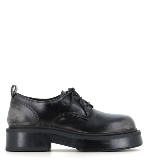 chaussures l08 london noir patiné