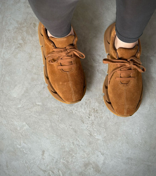 baskets pia 3601 cuoio camel