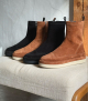 botines k22 dafne stretch caramel