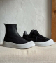 ankle boots curve 9807 black bianco