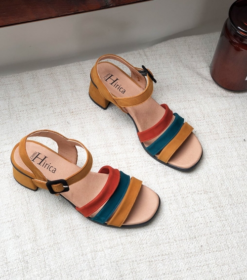sandales agatha ocre