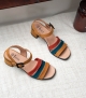 sandales agatha ocre