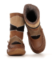 lined slip-on boots origin wallaby patchwork camel