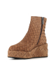 botines de cuña dalia 12310 toffee camel