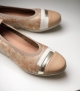 ballerines pamela platine