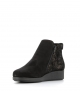 low boots bercy fauve black