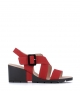 sandales celian rouge