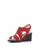 sandales celian rouge