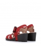 sandales celian rouge