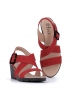 sandales celian rouge