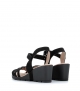 sandalias charlie negro