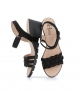 sandals charlie black