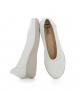 ballet flats dan white