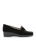 mocassins jeanne noir fauve