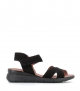 sandalias honore negro