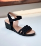 sandals charlie black