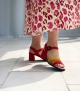 sandales agatha corail