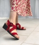sandals celian red