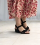 sandals charlie black