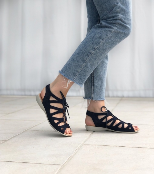sandals laurette marine