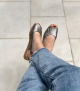sandals sandy acier