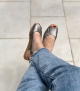 sandals sandy acier